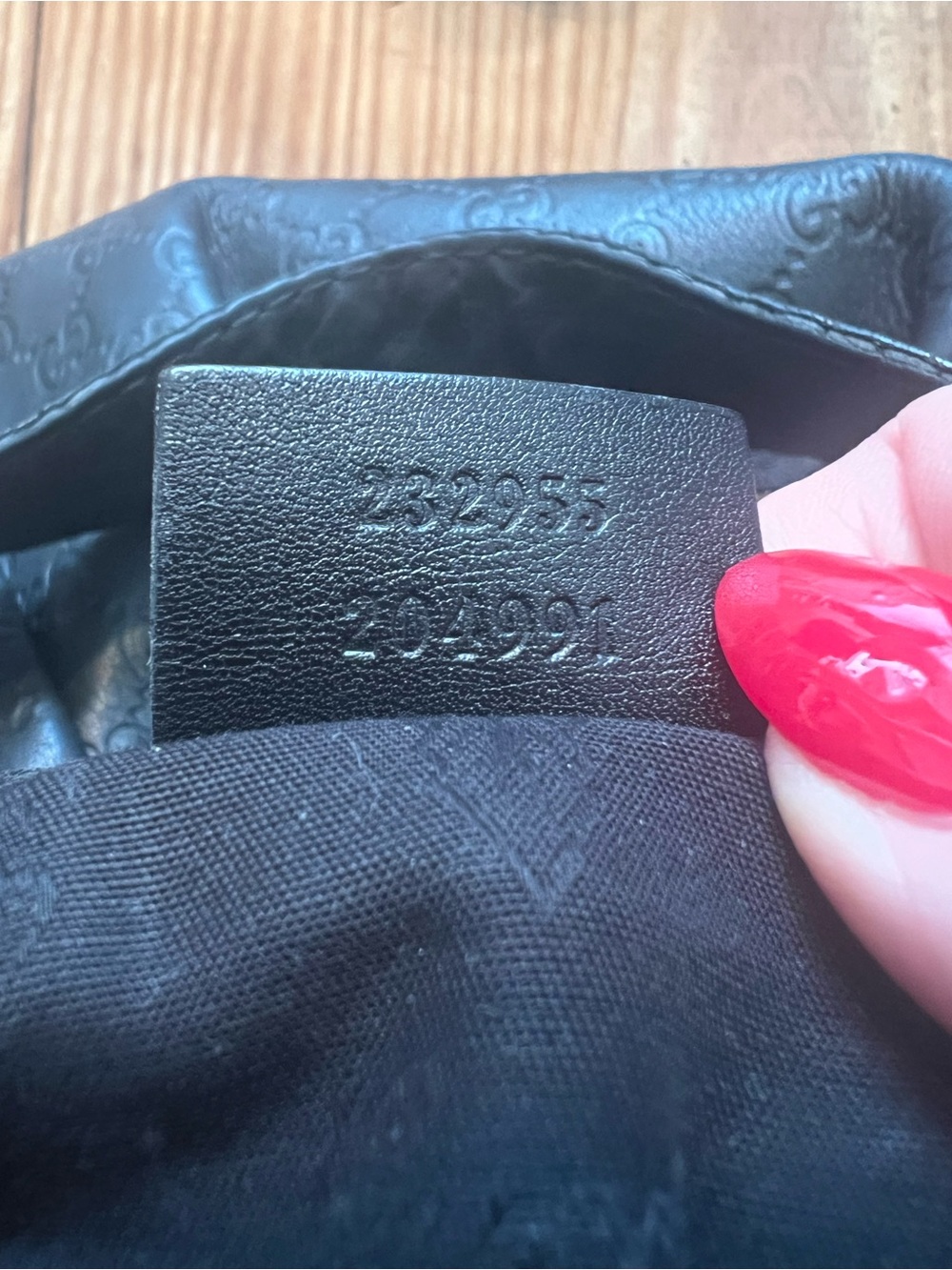 Gucci Black Leather Sukey Guccissima Shoulder Bag - Picture 7 of 11